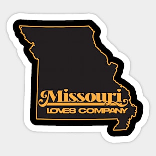 Missouri Loves Company Sticker